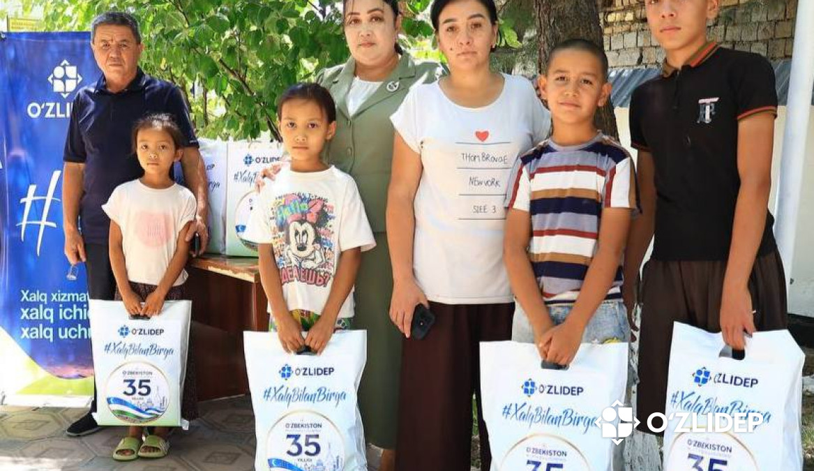 Baxmallik bolajonlarga maktab sovg‘alari ulashildi