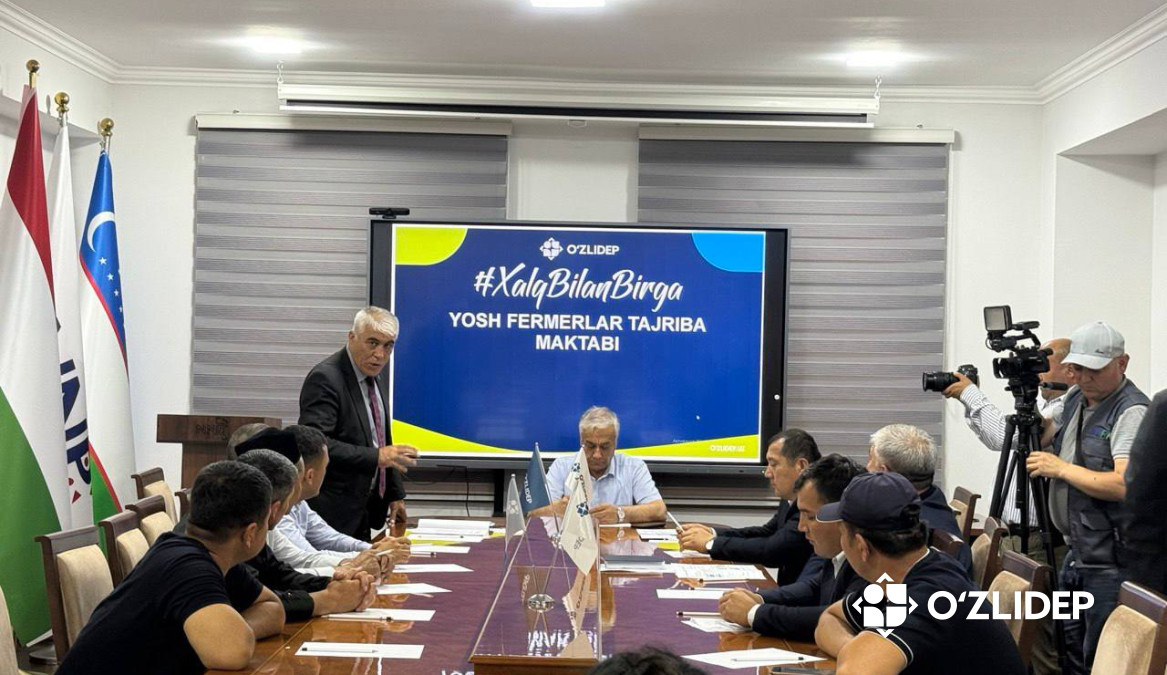 Yosh fermerlar uchun amaliy tajriba maktabi tashkil etildi