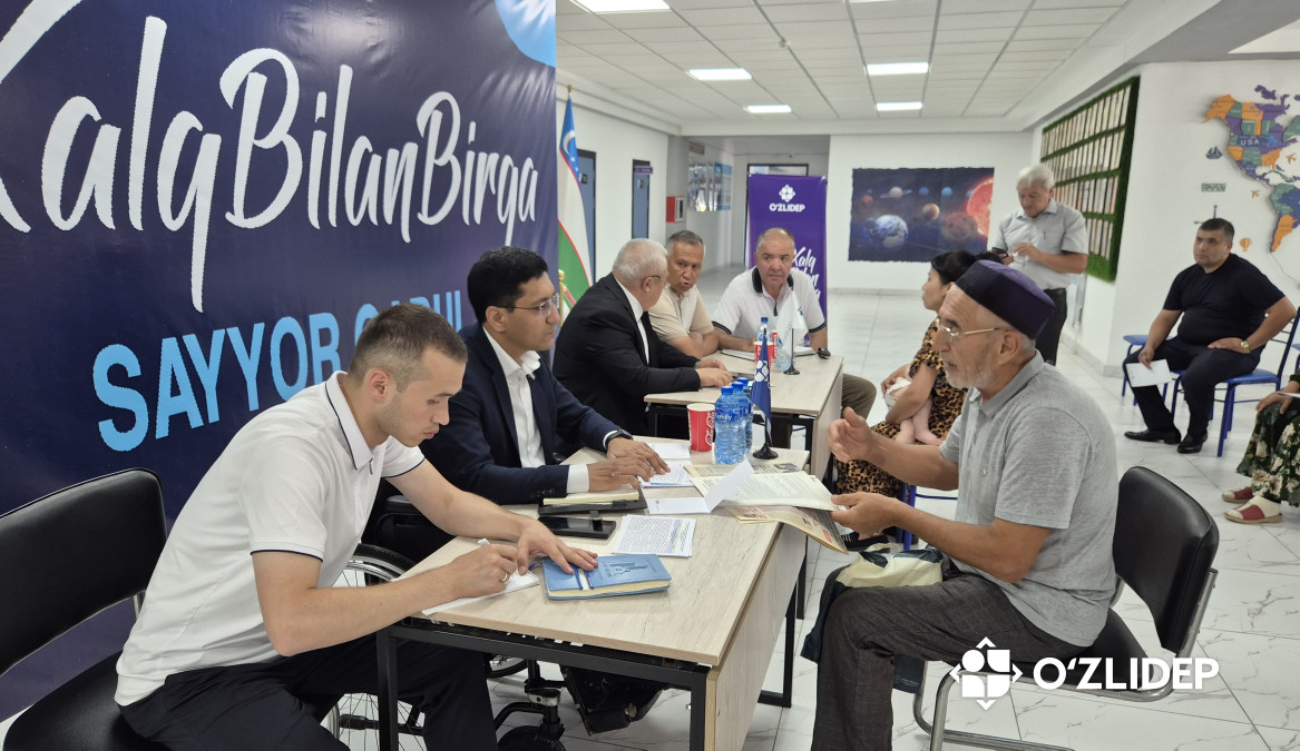 Bo‘stonliqdagi sayyor qabulda 60 dan ortiq murojaat joyida hal qilindi