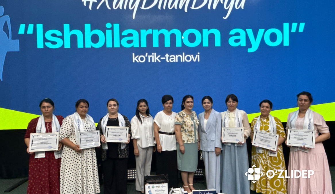 Qiziltepada 18 nafar xotin-qiz o‘z biznes g‘oya va tashabbuslarini namoyish etdi