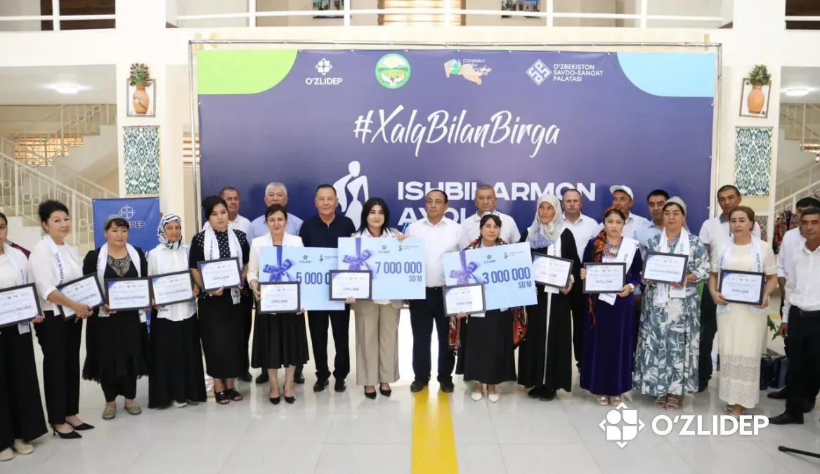 Tojikistonga mahsulot eksport qilayotgan denovlik tadbirkor “Ishbilarmon ayol” ko‘rik-tanlovining hududiy bosqichida g‘oliblikni qo‘lga kiritdi