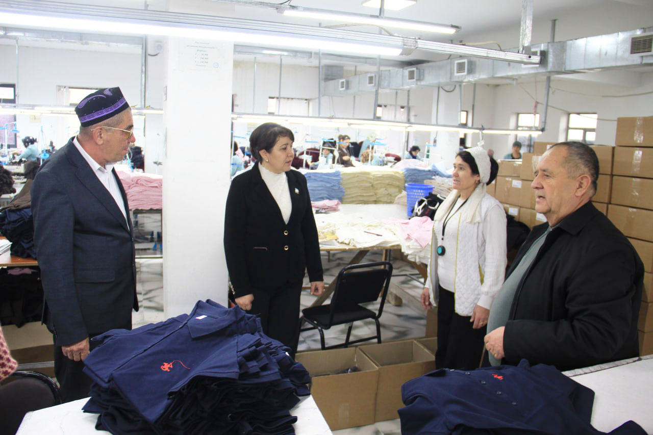 Parkentlik ishbilarmon ayol Dilfuza Shamsutdinova 100 nafar xotin-qiz bandligini ta’minladi