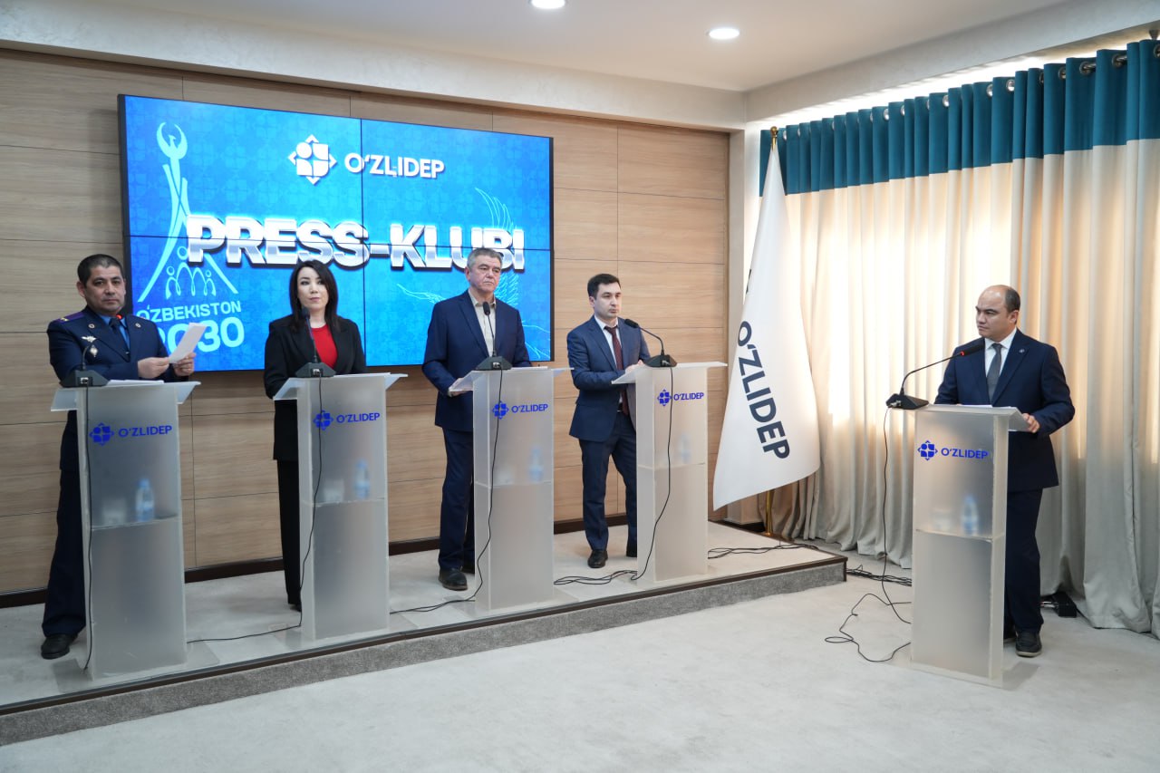 “OʻzLiDeP PRESS KLUBI”: “Ogoh bo‘ling - is gazi” aksiyasi doirasidagi tadbirlarning natijalari muhokama qilindi