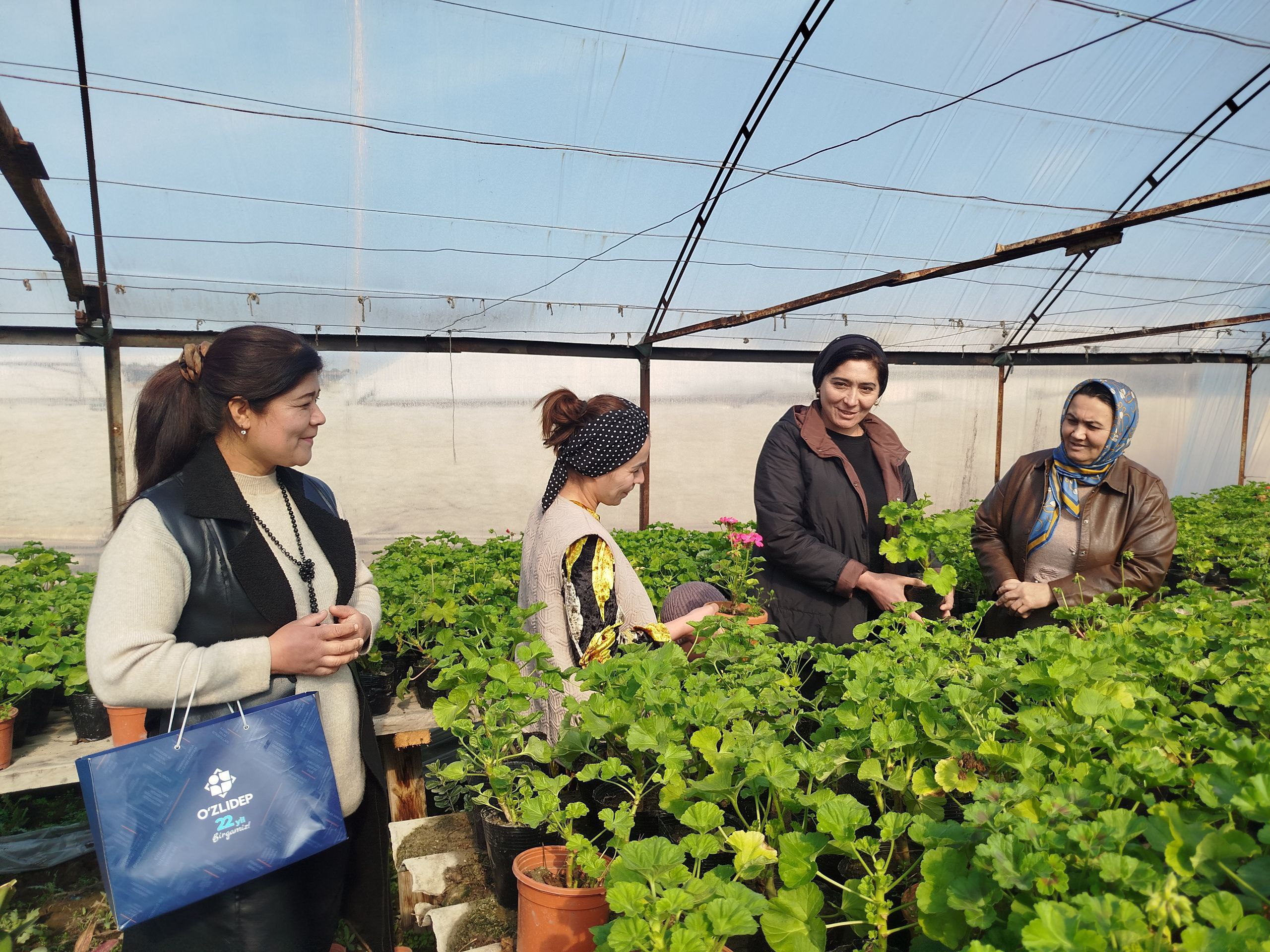 Oltiariqlik tadbirkor ayol tajribasi e’tirof etildi