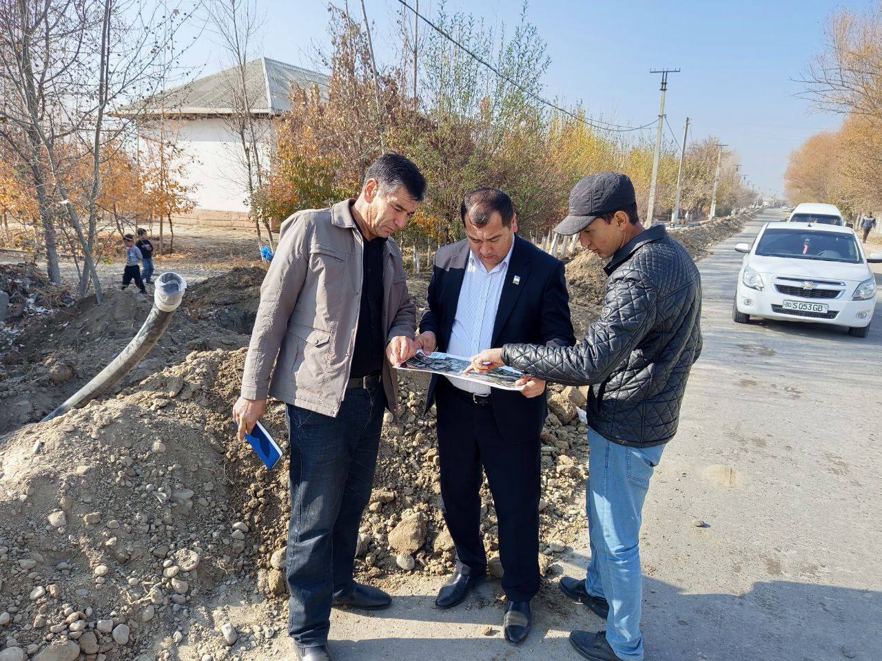 Deputat tashabbusi bilan mahallaga toza ichimlik suvi kirib keldi