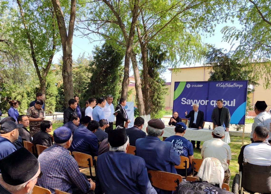 Zarbdorda sayyor qabul: odamlar dardi eshitildi