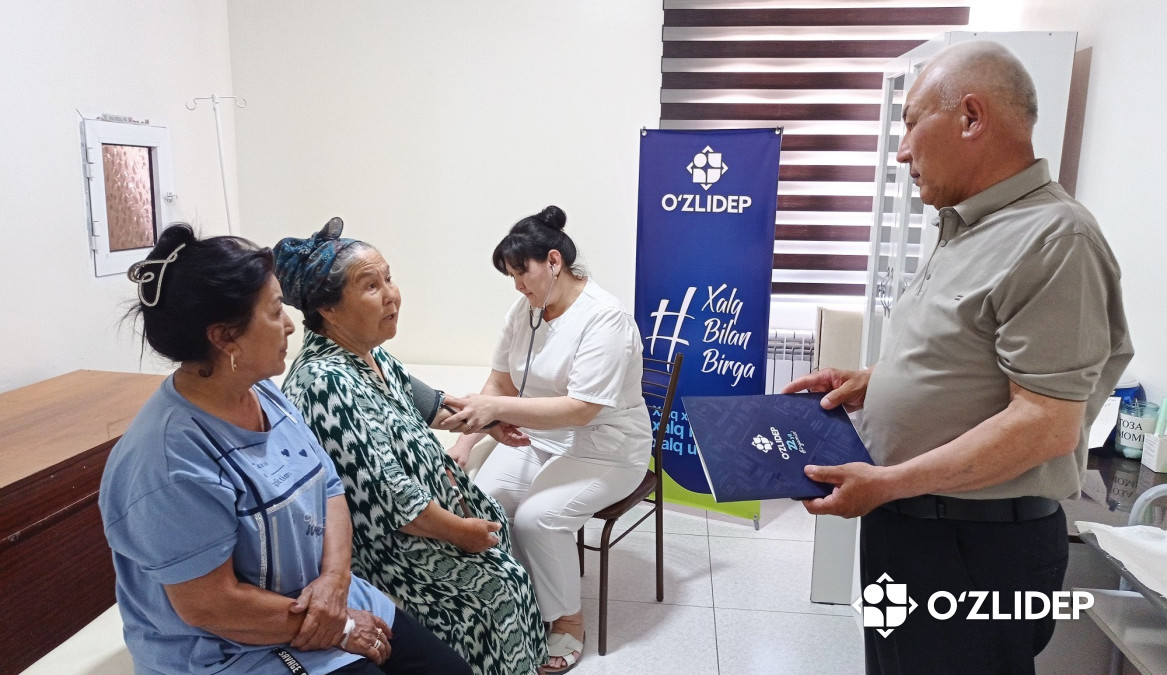 O‘zLiDeP aksiyasi doirasida 70 nafar xotin-qiz bepul tibbiy ko‘rikdan o‘tdi