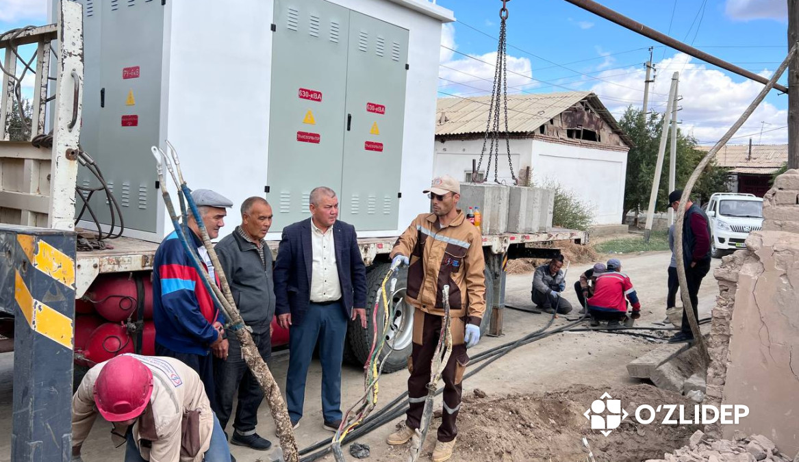 Xo‘jaylida 300 ga yaqin xonadonning elektr ta’minoti yaxshilandi