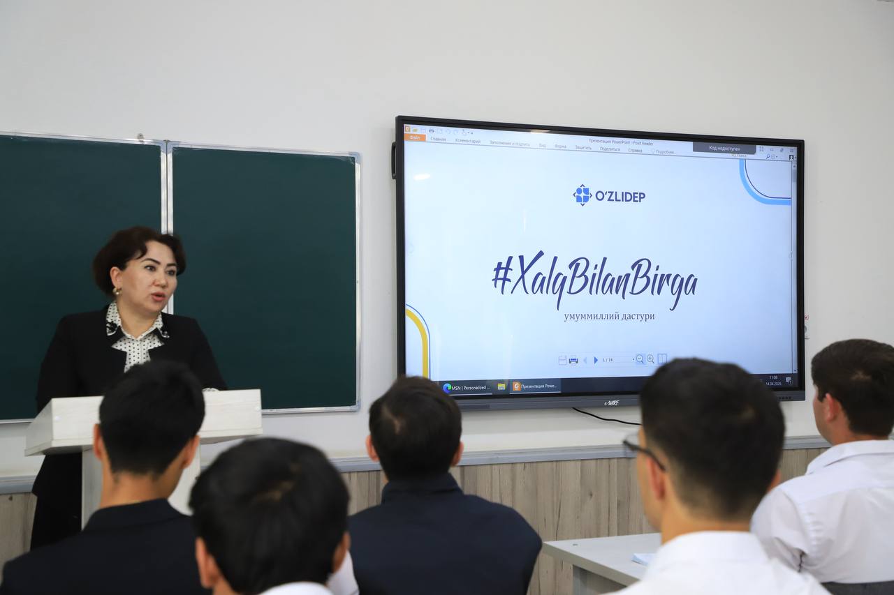 O‘zLiDePning yoshlarga bag‘ishlangan loyihalari doirasida yigit-qizlarning innovasion loyihalariga e’tibor qaratildi